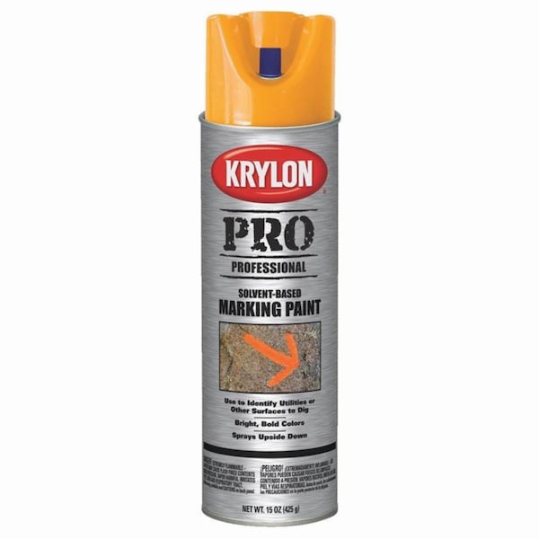 Krylon 15 Oz Fluorescent Orange Professional Solvent Based Marking Paint 7307
